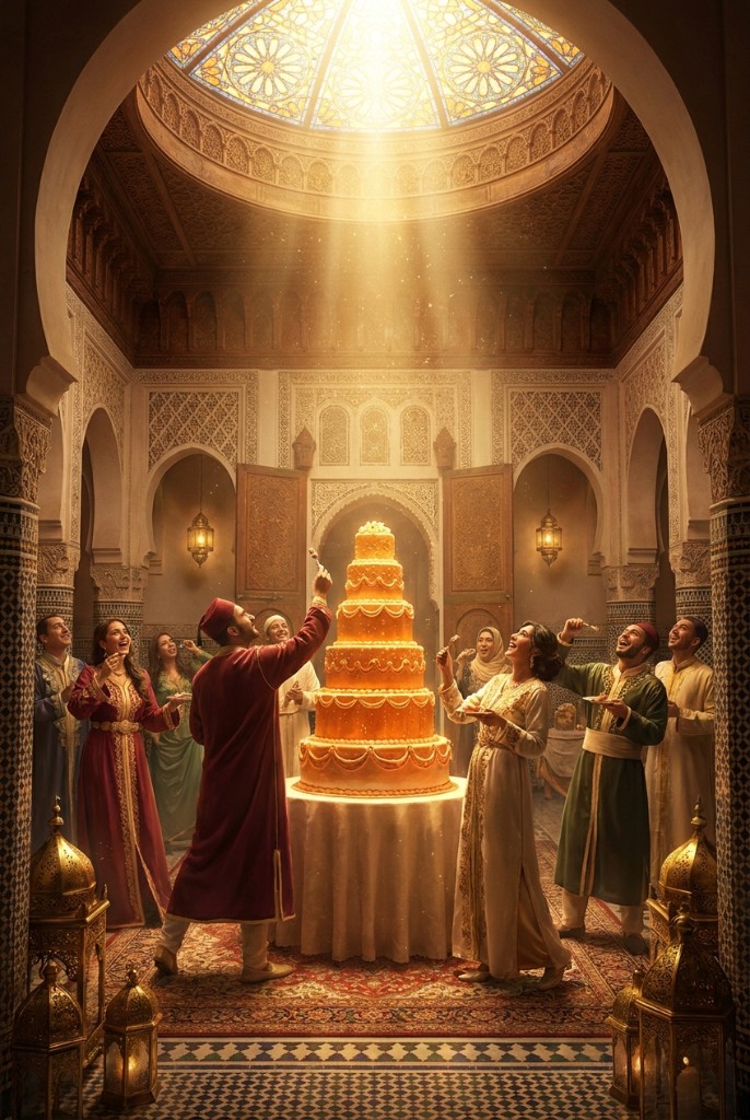 Adhān avant gâteau