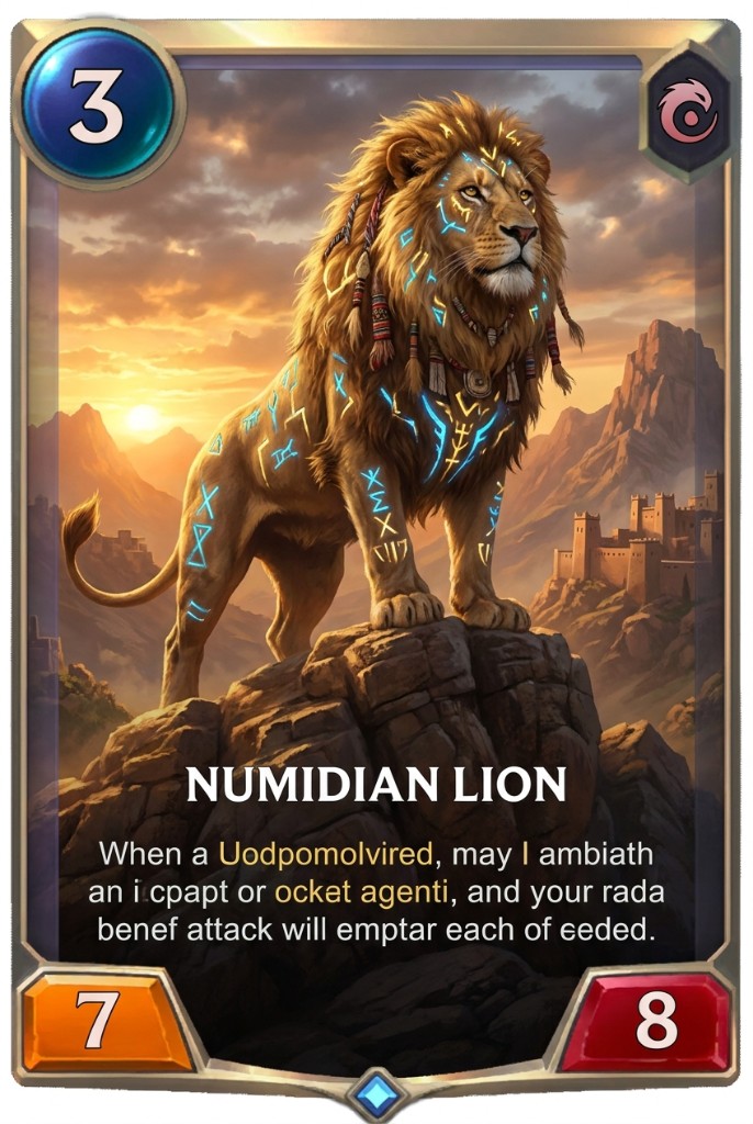 Le Lion numide