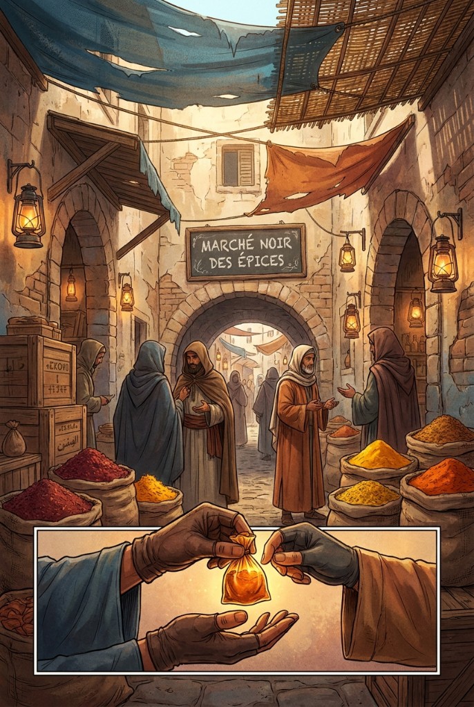 Marché noir des épices