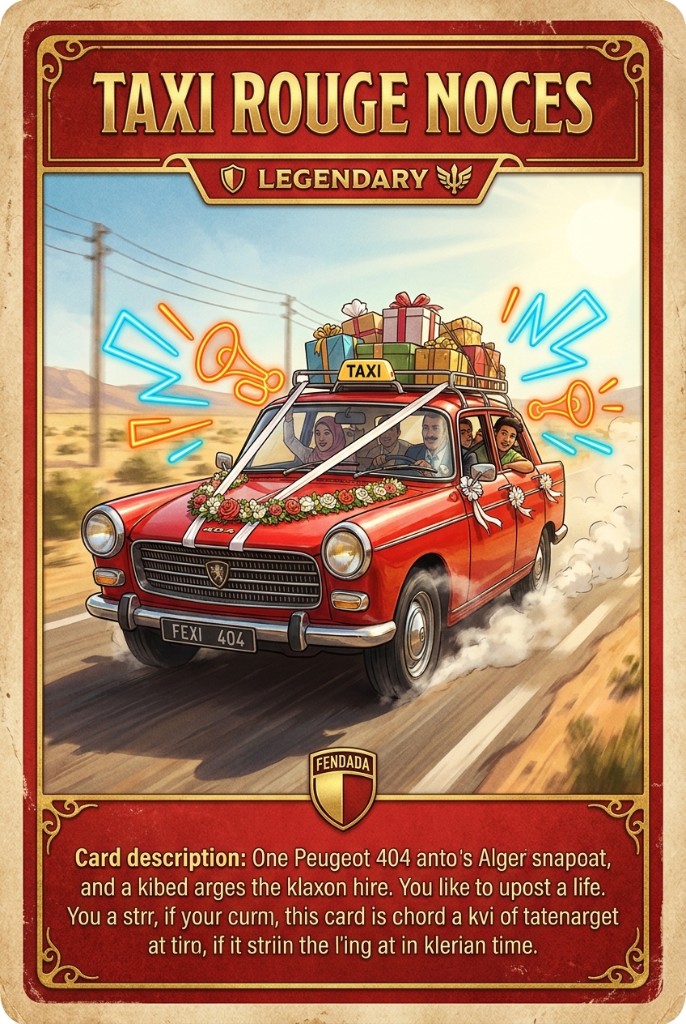 Taxi rouge noces